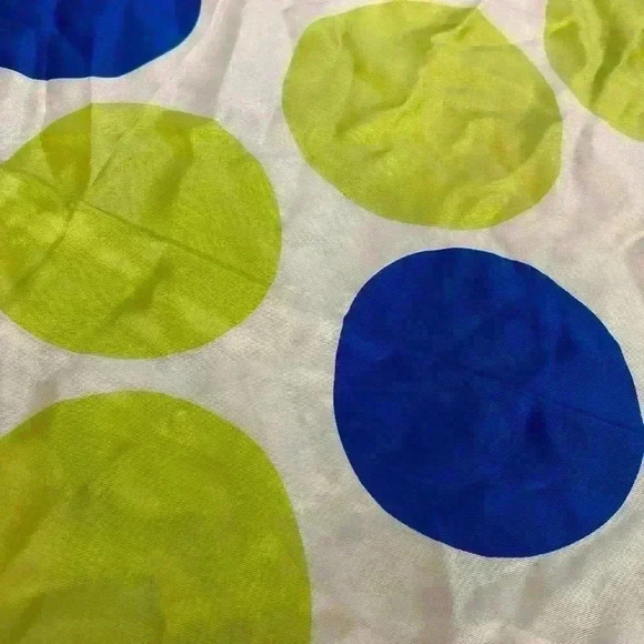 Geometric Mod Polka Dot Scarf - Picture 3 of 4